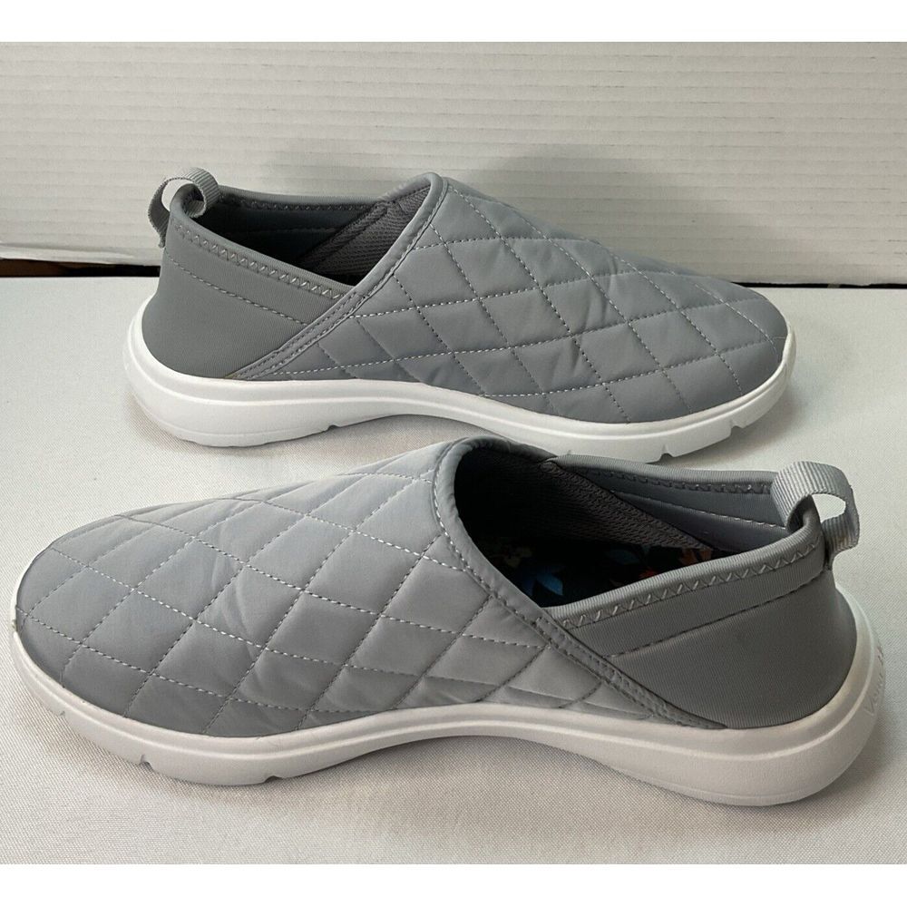 Vera Bradley Women's VB Cloud Convertible Slip On Shoe Nickel Gray Quilted Sz 8 - Picture 3 of 8